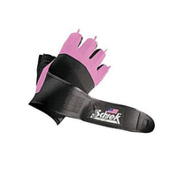 Platinum Gel Lifting Gloves with Wrist Wraps - Pink