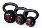 YORK® Rubber Coated Cast-Iron Kettlebells 5-50 lb