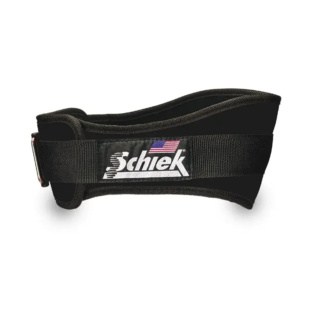 Schiek 6" Original Nylon Workout Belt - Black