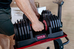 SOLE Adjustable Dumbbell 5–80 lb Set