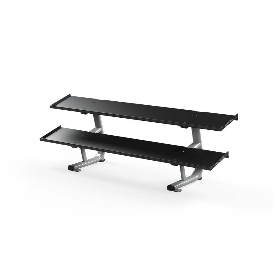 Magnum 2-Tier Flat Tray Dumbbell Rack