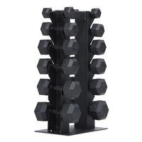 XM 6 Pair 3-25LBS Dumbbell Set with Stand