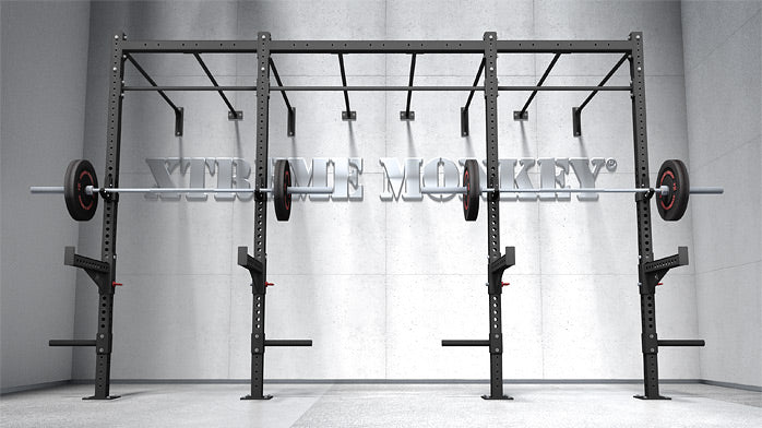 XM Academy Series Wall Mounted Monkey Bar Rig (2 Stations)