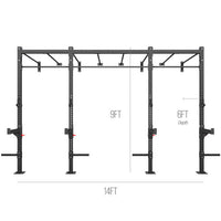 XM Academy Series Wall Mounted Monkey Bar Rig (2 Stations)