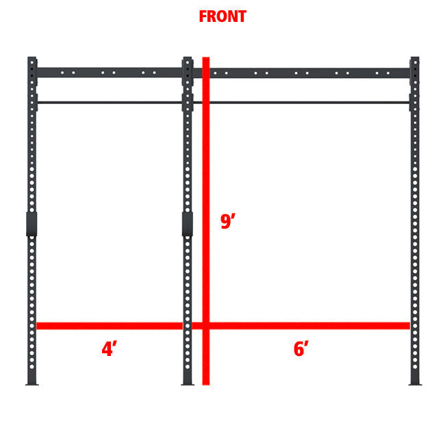 XM Fitness 10-4 Wall Mount Rig V1