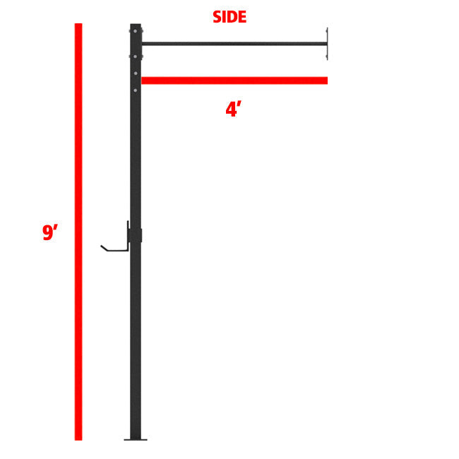 XM Fitness 10-4 Wall Mount Rig V1