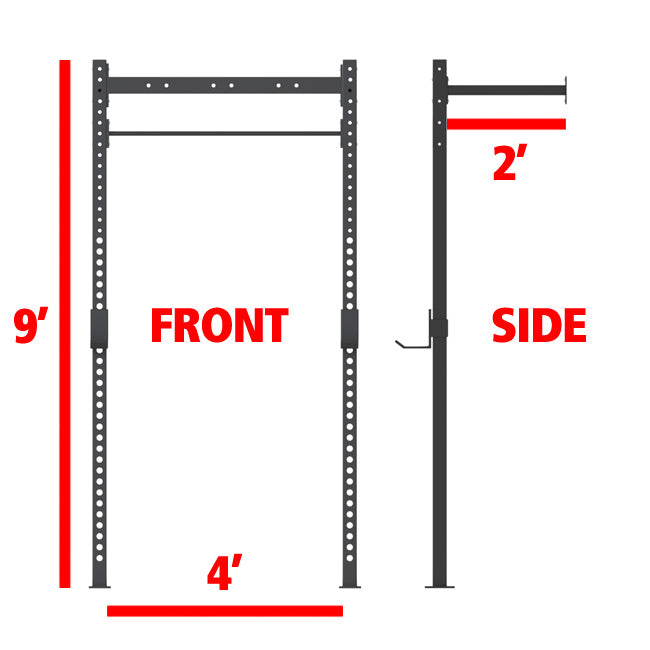 XM Fitness 4-2 Wall Mount Rig V1