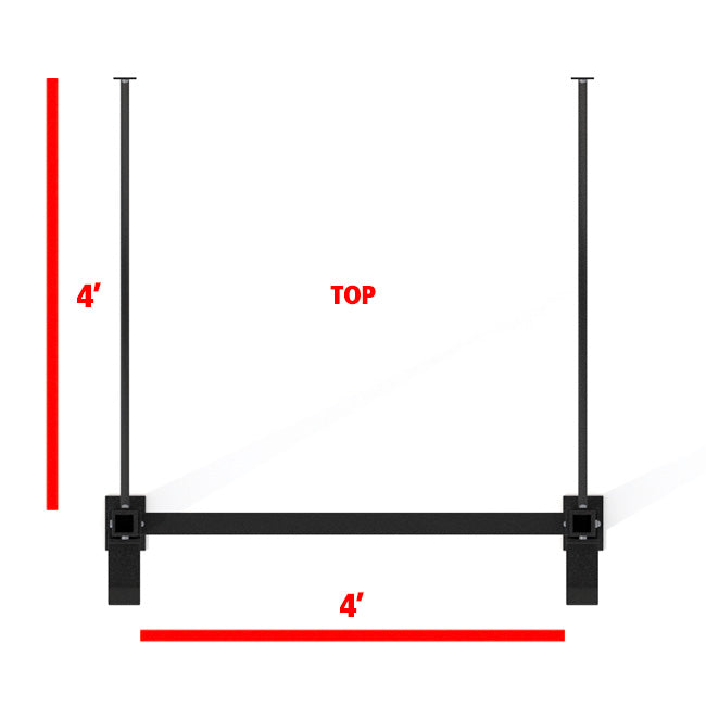 XM Fitness 4-4 Wall Mount Rig V1