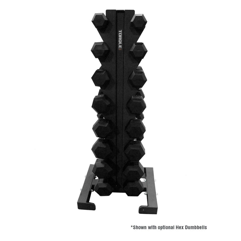 Torque Weight Rack Torque Vertical Dumbbell Rack - 8 Pair (High Wear Black)